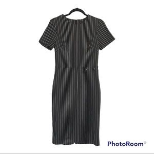 Banana Republic black and white stripe women’s dress